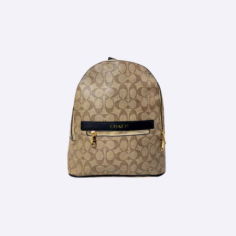 Coach Signature Canvas Backpack