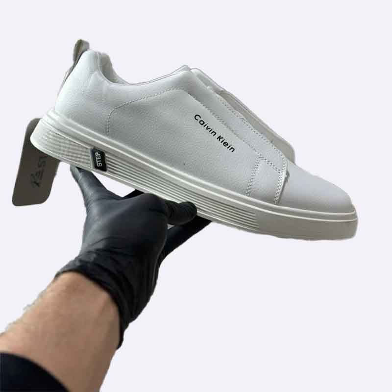 Calvin Klein Men's Slip-On Leather Sneakers