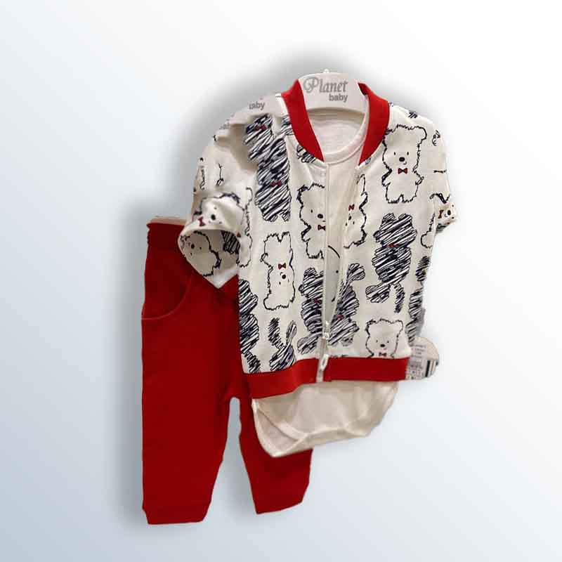 Boys' 3-piece cotton set