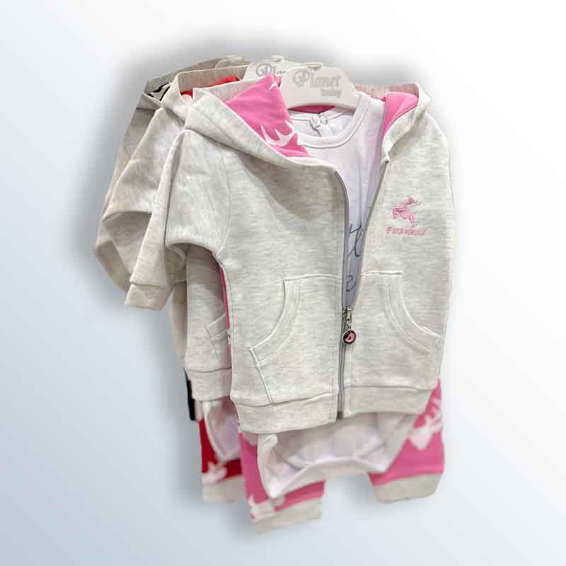  Girl's 3-piece cotton set