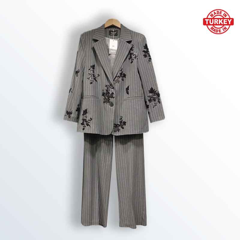 Women'sTurkish sequined fabric set