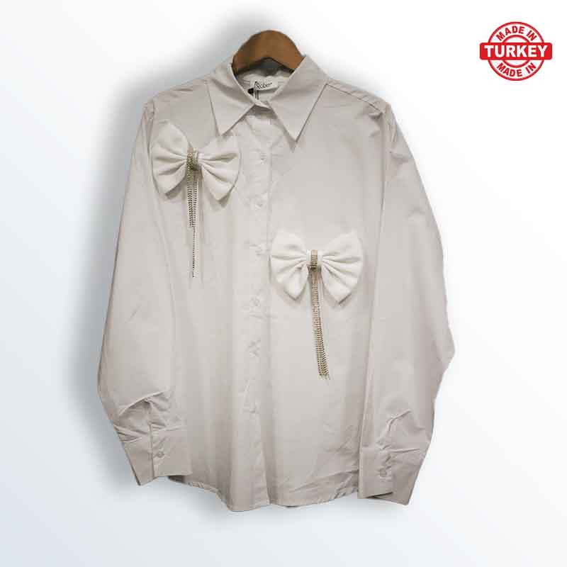  Women'sTurkish poplin shirt