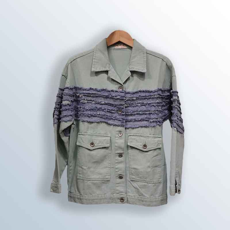 Linen jacket with jeans