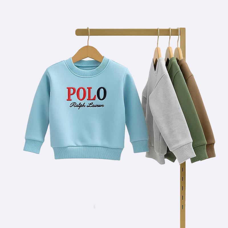 Baby/Toddler POLO Print Crewneck Sweatshirt
