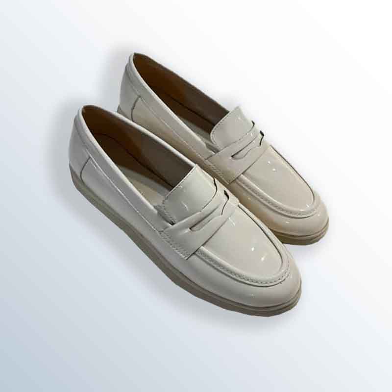 Casual Flat Loafer with Front Strap