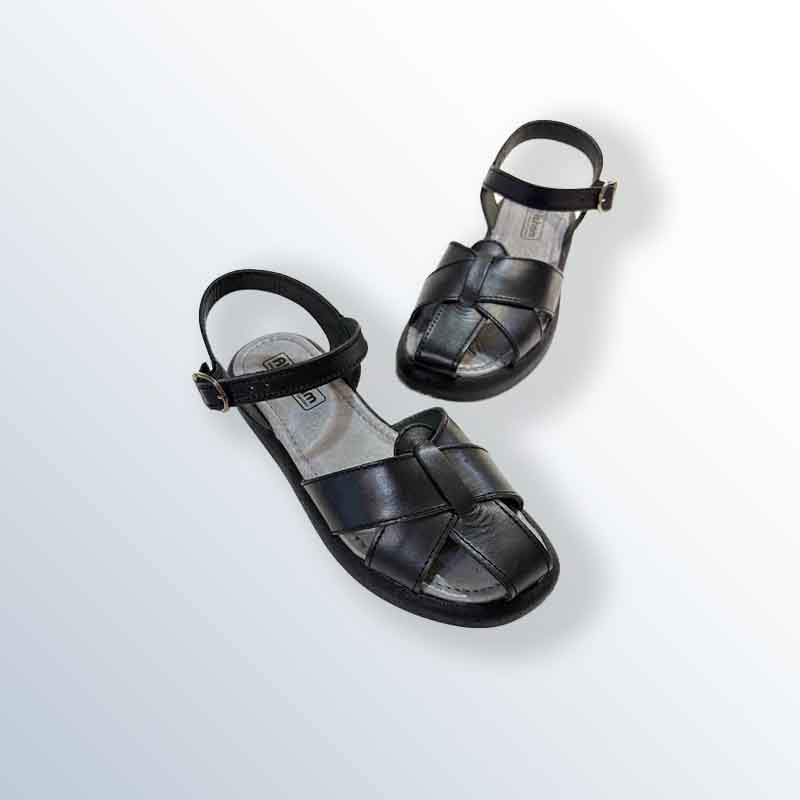 Casual Slip-On Sandal with Comfortable Sole and Crisscross Design