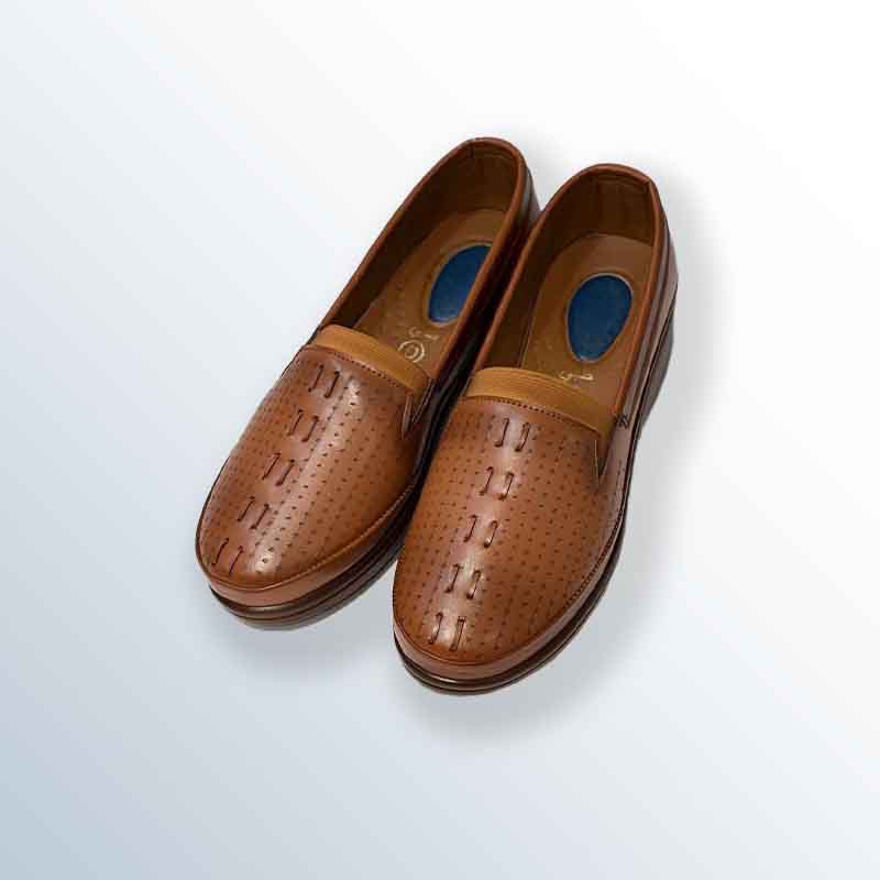 Comfortable Slip-On Loafer with Perforated Design