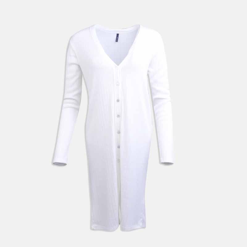 Women's Button-Front Knit Dress