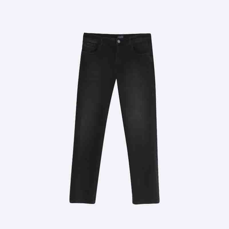 Black Stretch Denim for Men