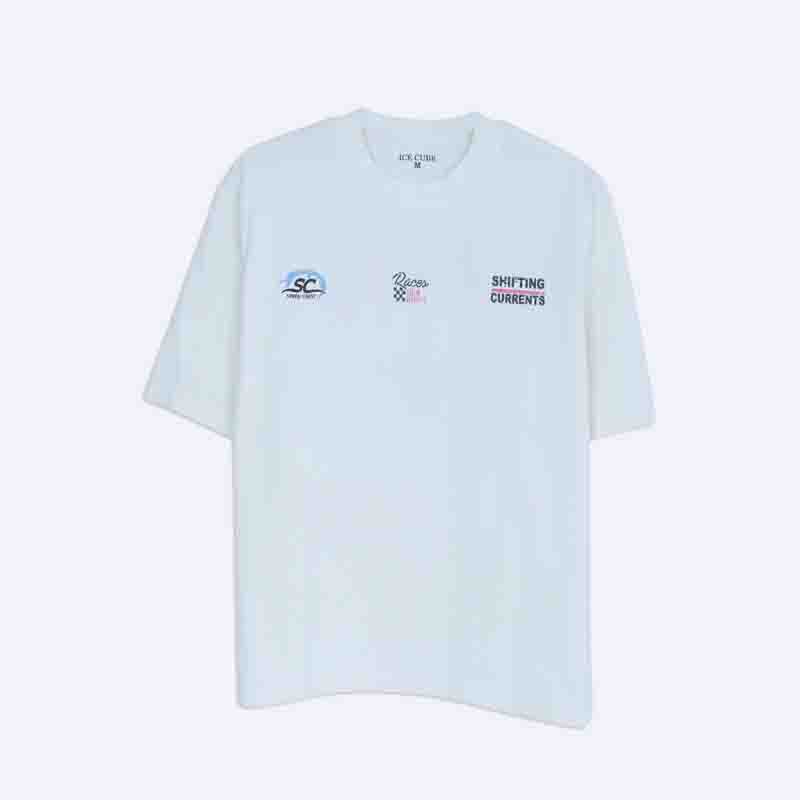 Men's White Graphic T-Shirt