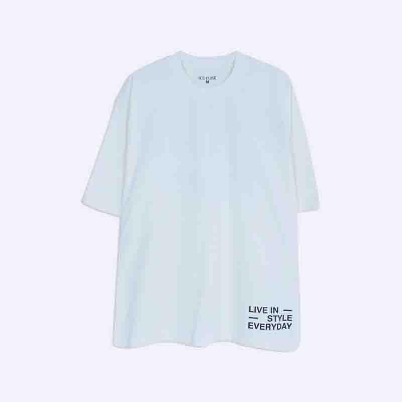 Men's White Graphic T-Shirt