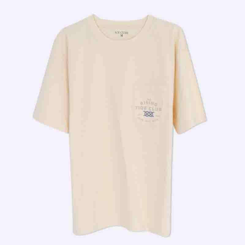 Men's Short Sleeve Crewneck T-Shirt with Detail