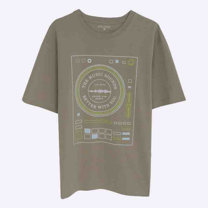 Men's Pure Cotton Plain T-Shirt