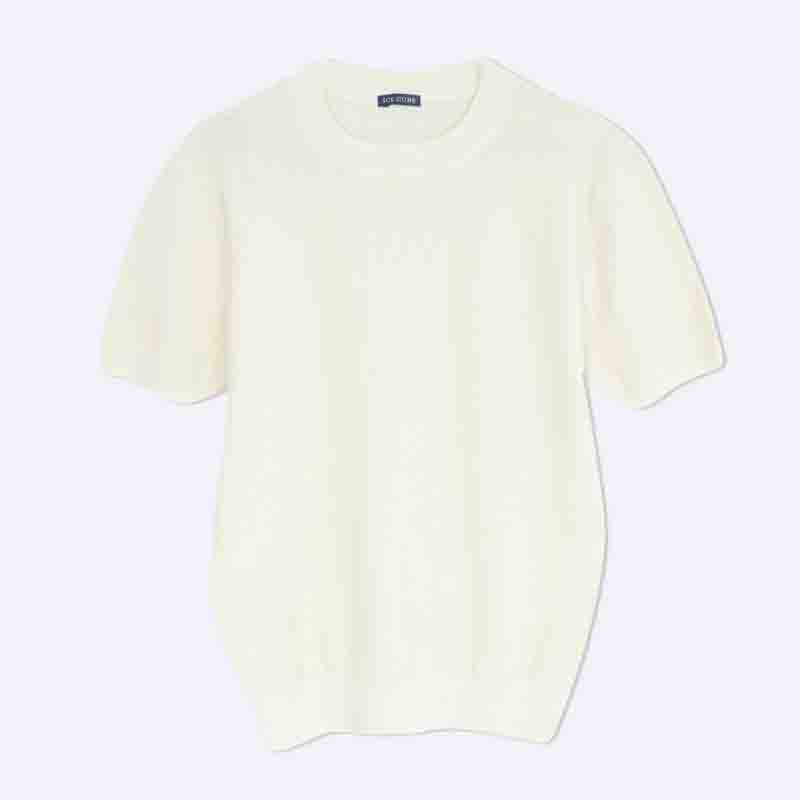 Men Natural Fiber Cotton Knit Shirt - Soft & Absorbent