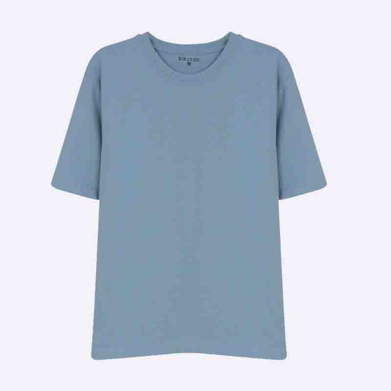 Plain T-Shirt Men's Pure Cotton - Short Sleeve