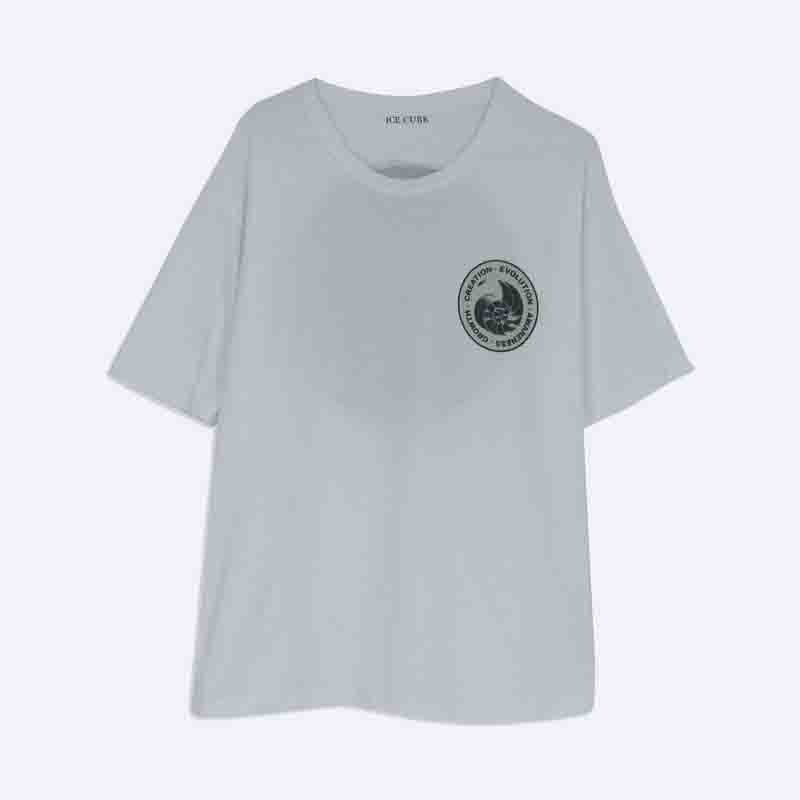 Men's Casual Graphic T-Shirt - Short Sleeve Cotton