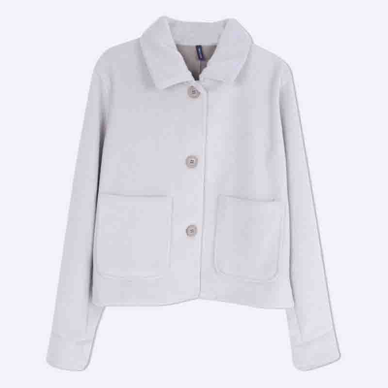 Women's Short Wool-Blend Jacket