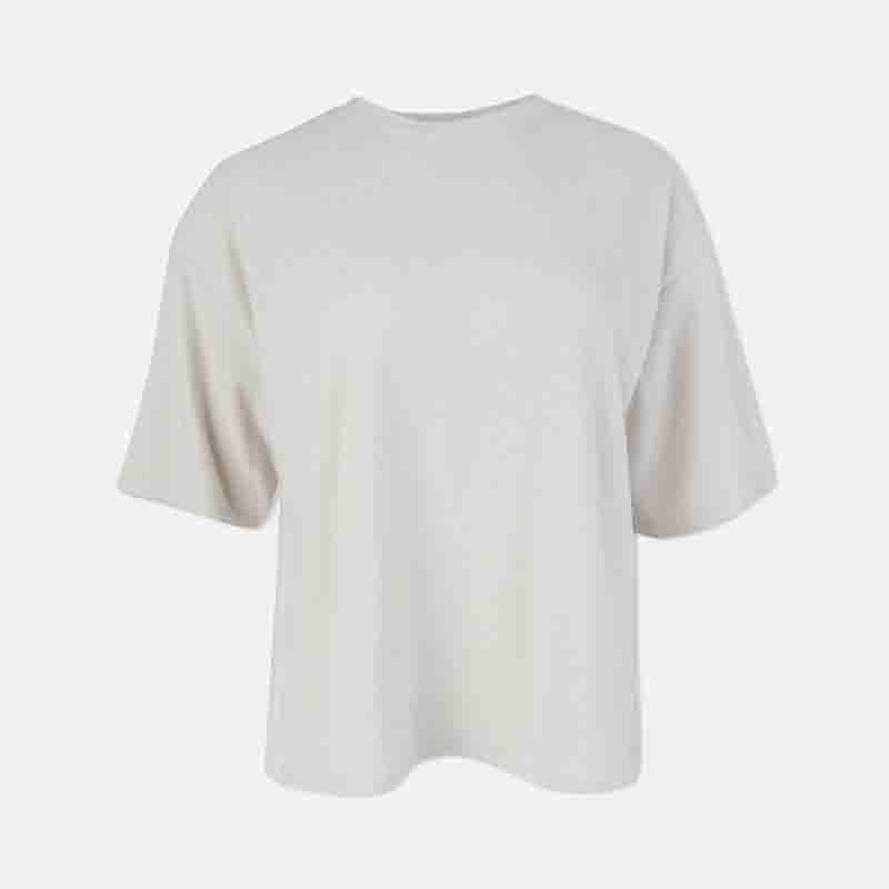 Women's Crew Neck Viscose Blend Tee