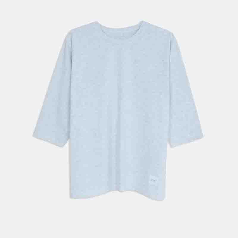 Women's Solid Color Crewneck Tee 3/4 Sleeves