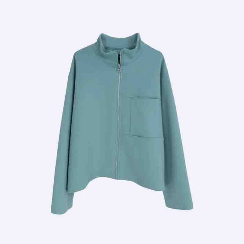 Women's Stand-Collar Zip-Up Jacket