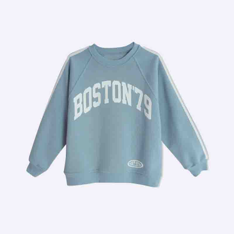 Boys' Varsity Stripe Graphic Crewneck Sweatshirt