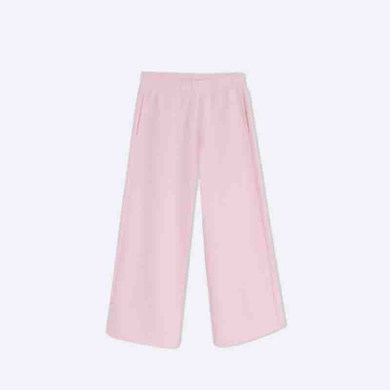 Girls' Cotton Blend Wide Leg Lounge Pants