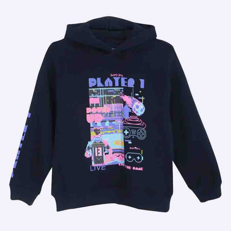 Boy's Gaming Graphic Hooded Sweatshirt