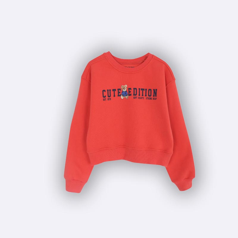 Children's crew neck sweatshirt