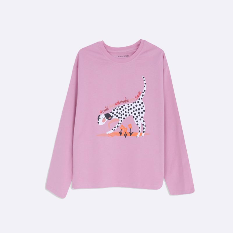 Girls' Casual Cotton Jersey Graphic Tee