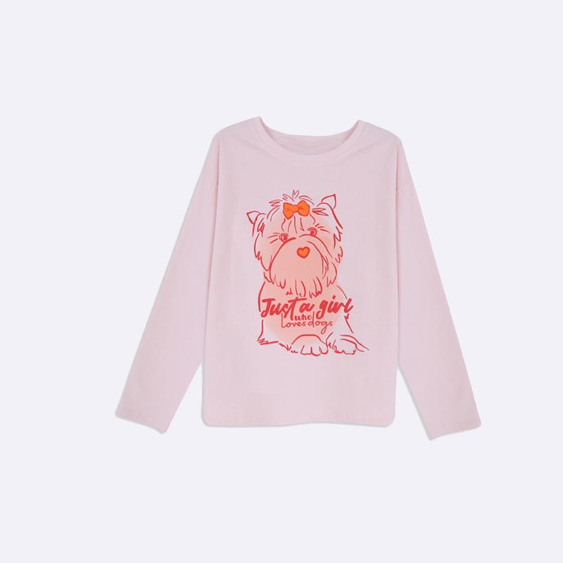 Girls' Casual Cotton Jersey Graphic Tee