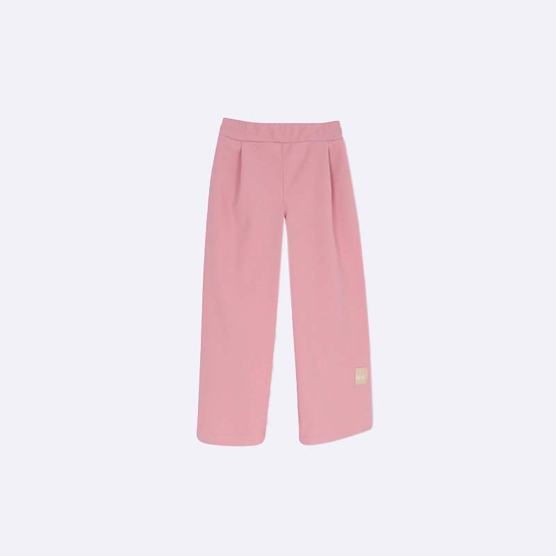 Girls' Pleated Front Elastic Waist Pants