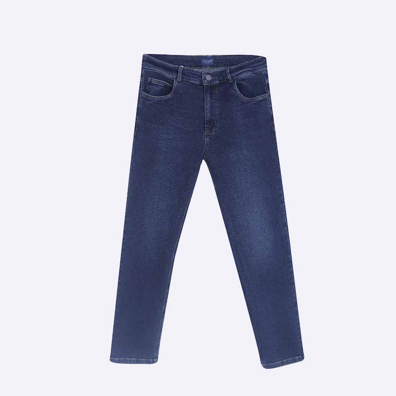 Men's Dark Wash Stretch Denim Jeans