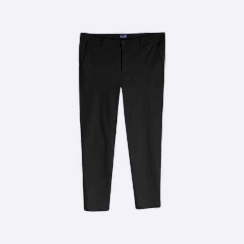 Men’s Slim-Straight Stretch Cotton Chino Trousers