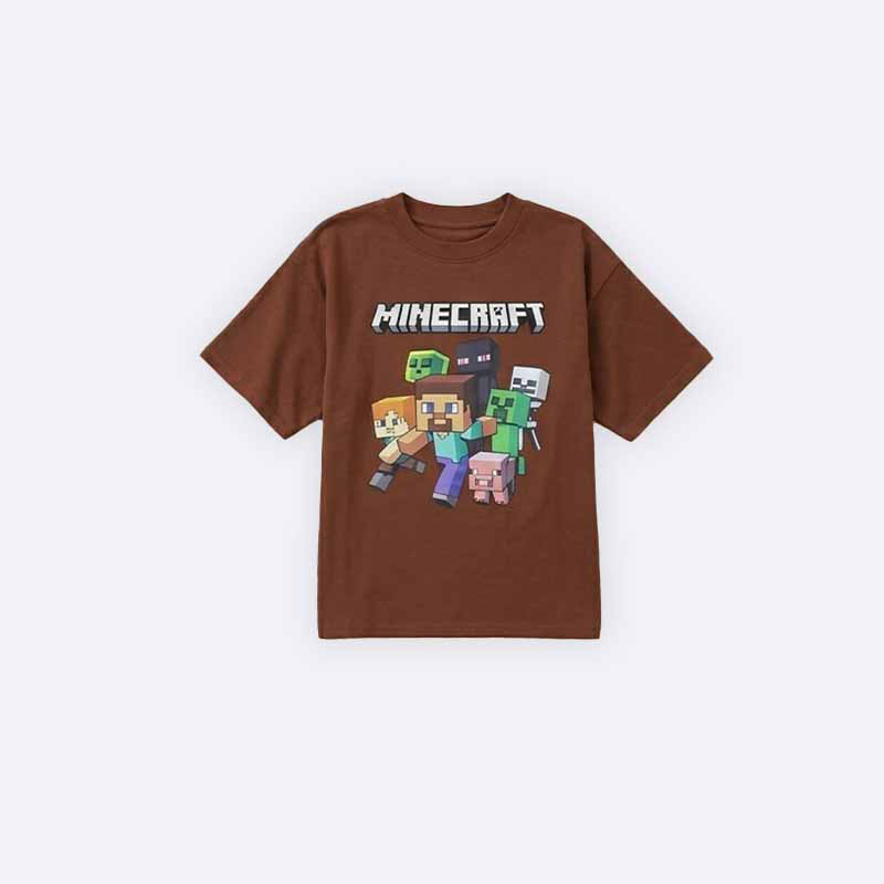 Minecraft Characters Graphic T-shirt