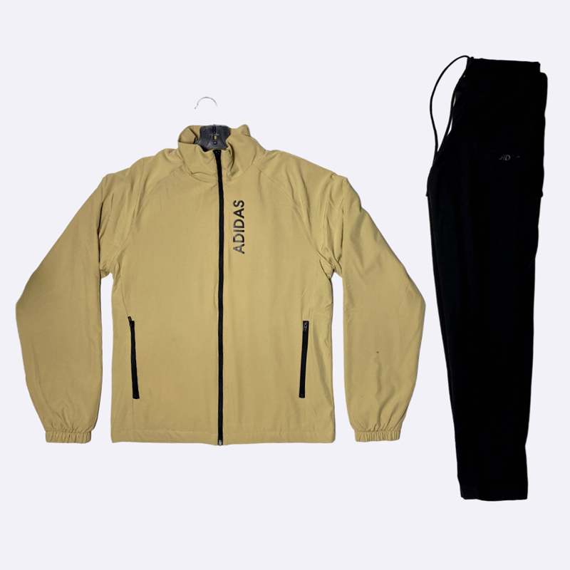 Adidas Men's Full-Zip Tracksuit with High Collar