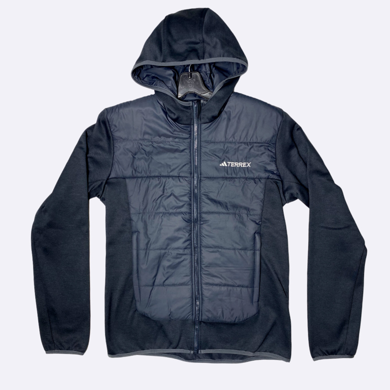 Adidas Terrex Men's Hybrid Full-Zip Hooded Jacket