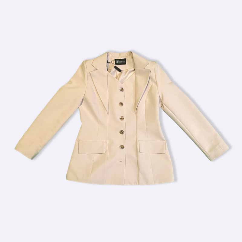 Single-breasted blazer jacket
