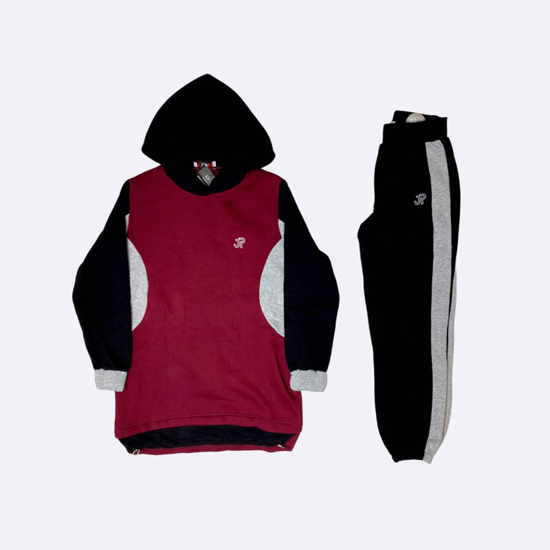 Color Block Women's Hoodie & Jogger Set