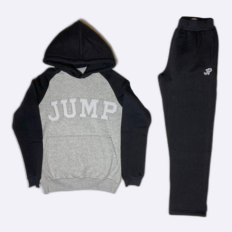 Jump Two-Tone Hoodie & Jogger Set