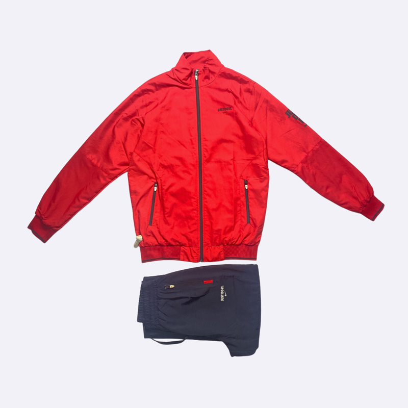 Two-Piece Zippered Tracksuit Set