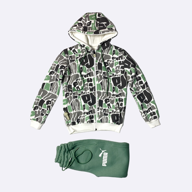 Boys' Full-Zip Hoodie and Sweatpants Set