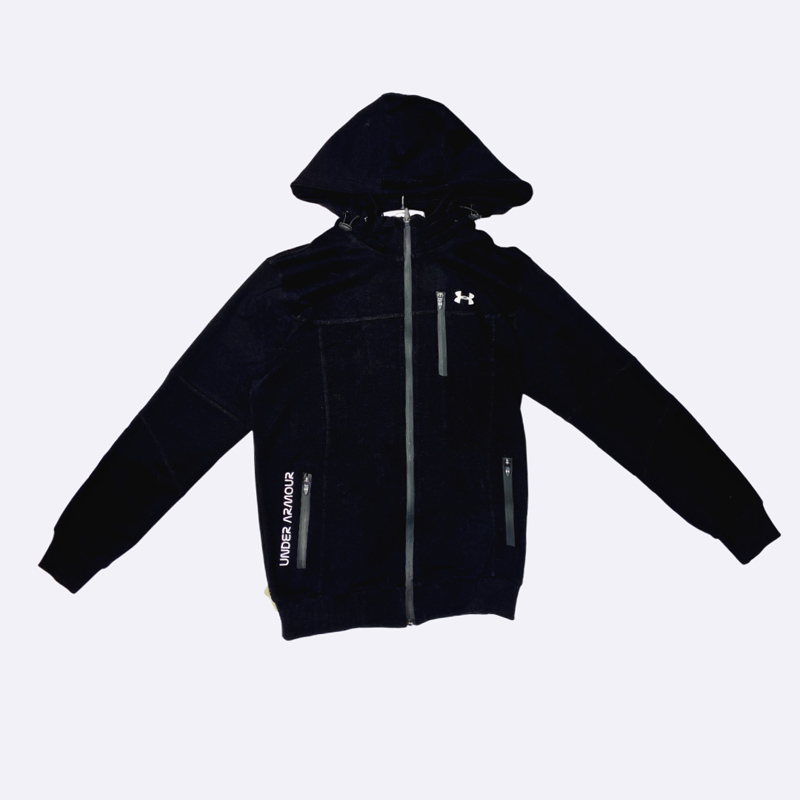 Men's/Youth Full-Zip Fleece Hoodie with Pockets