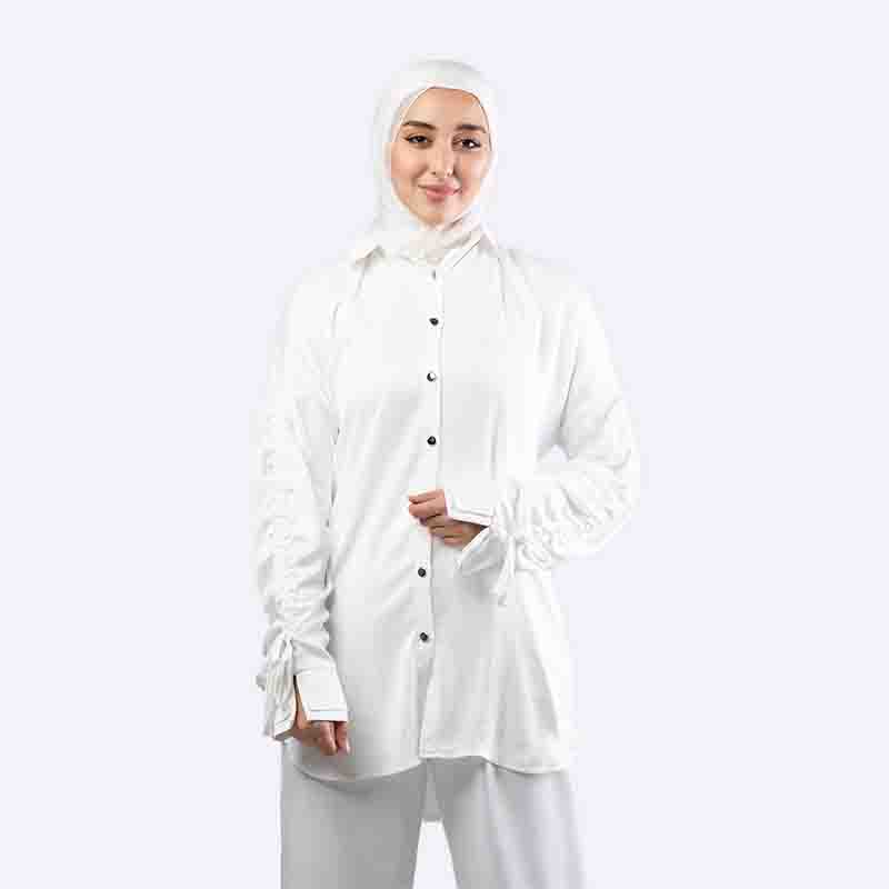 Ruched Sleeve Shirt