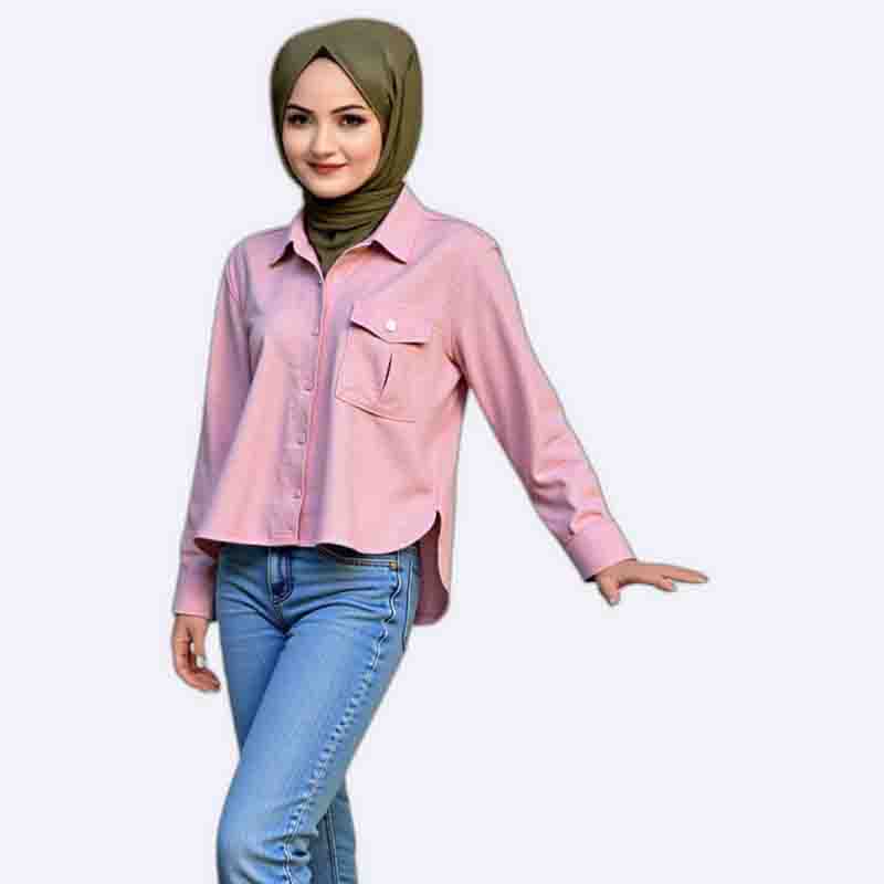Blouse with Embroidered Details
