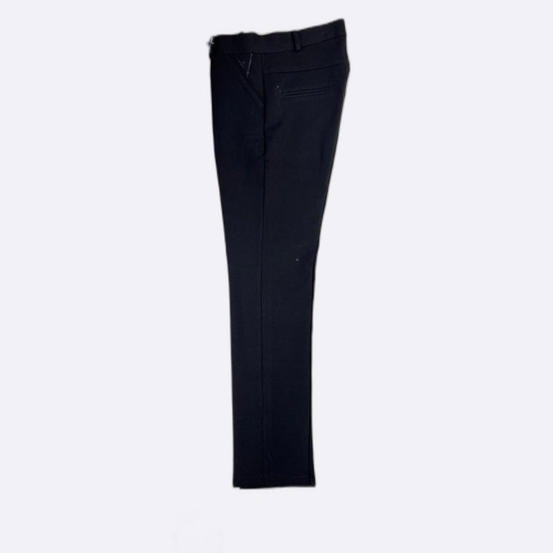 Classic Black Straight-Leg Trousers