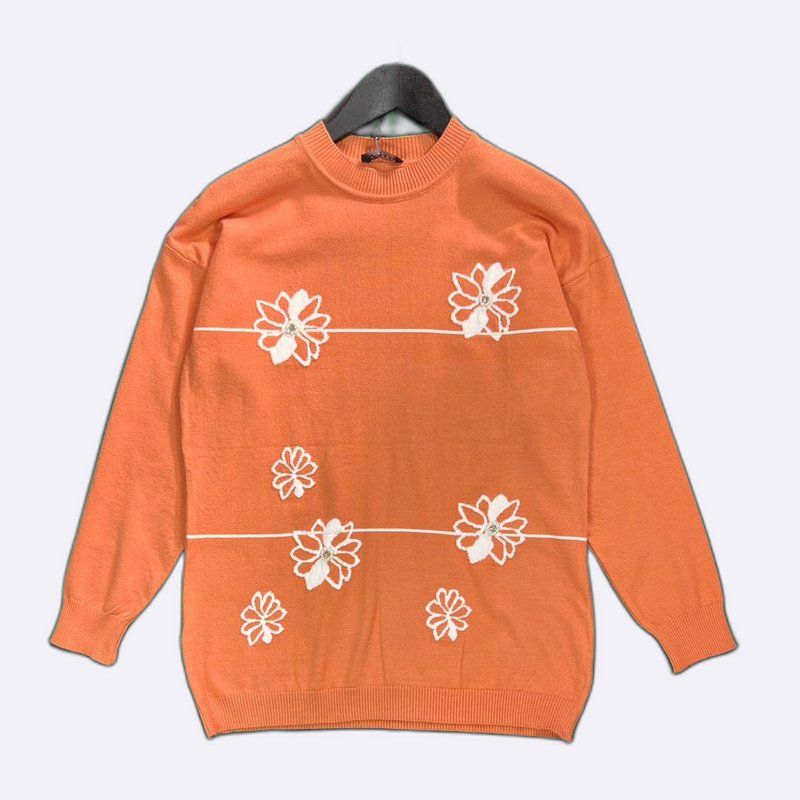 Floral Bloom Knit Sweater