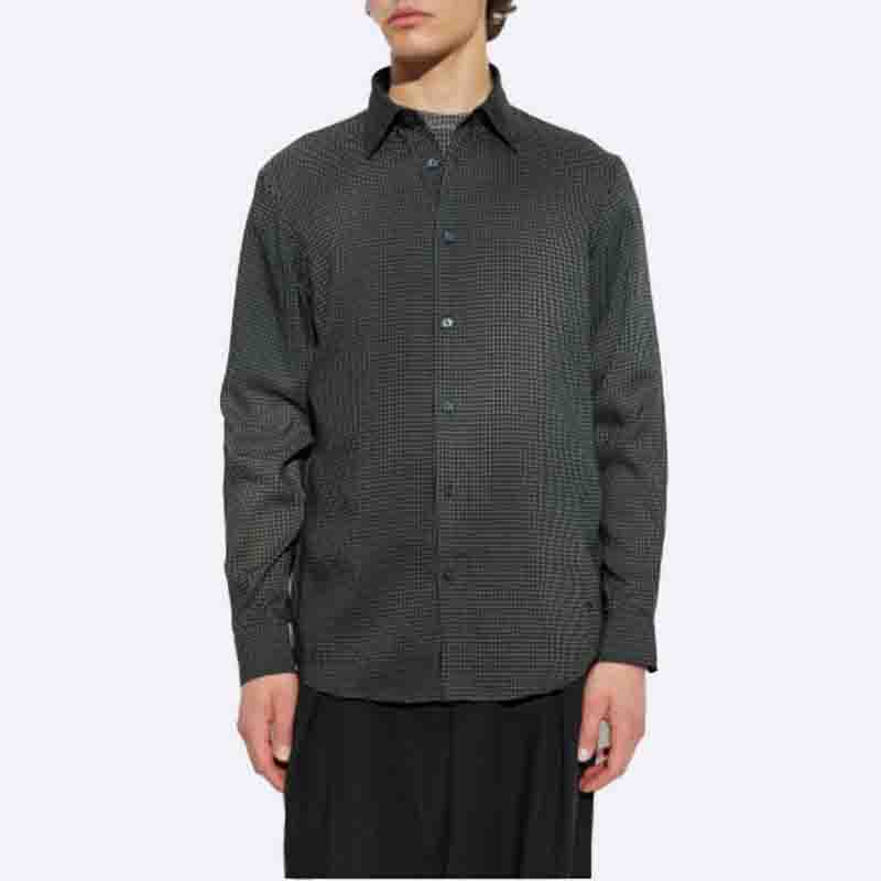 Stylish men's shirt with a subtle sheen