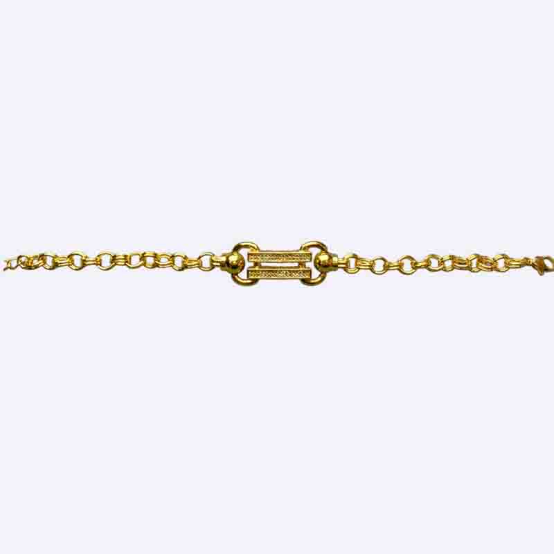Geometric Buckle Chain Bracelet