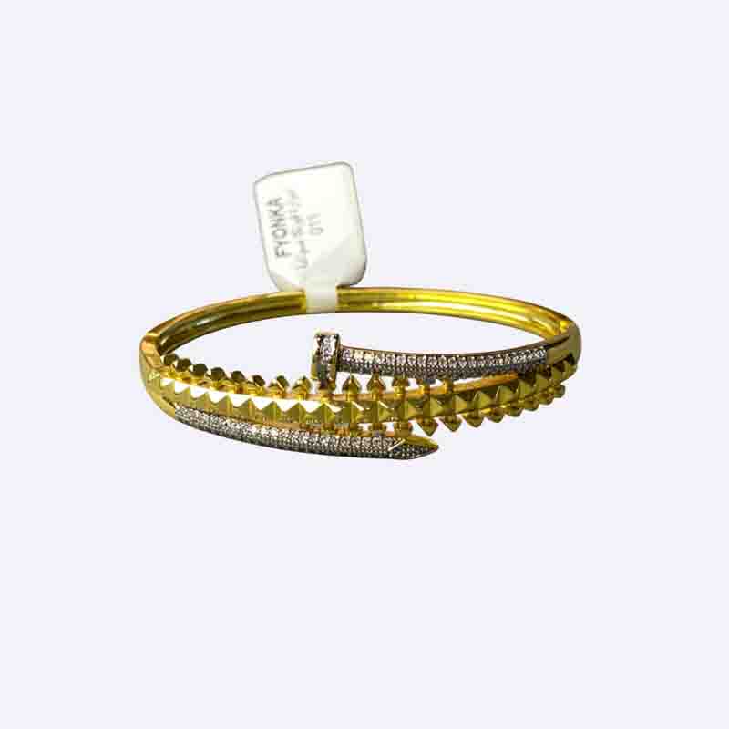 Spiked Nail Wrap Bangle