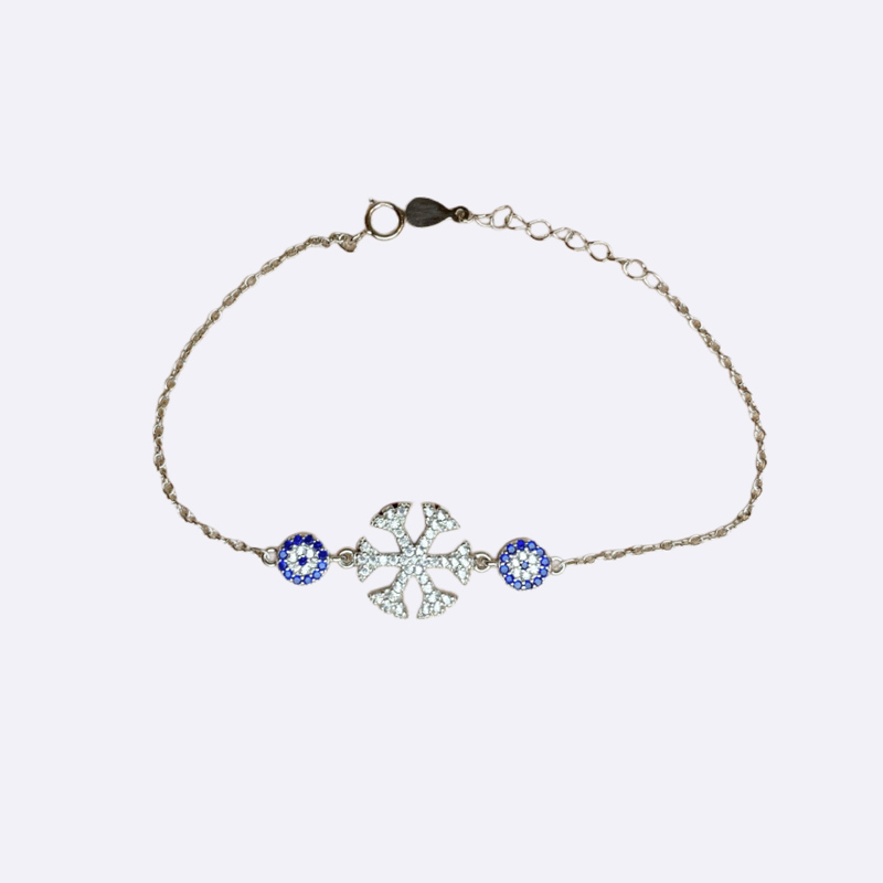 Hamsa & Evil Eye Chain Bracelet